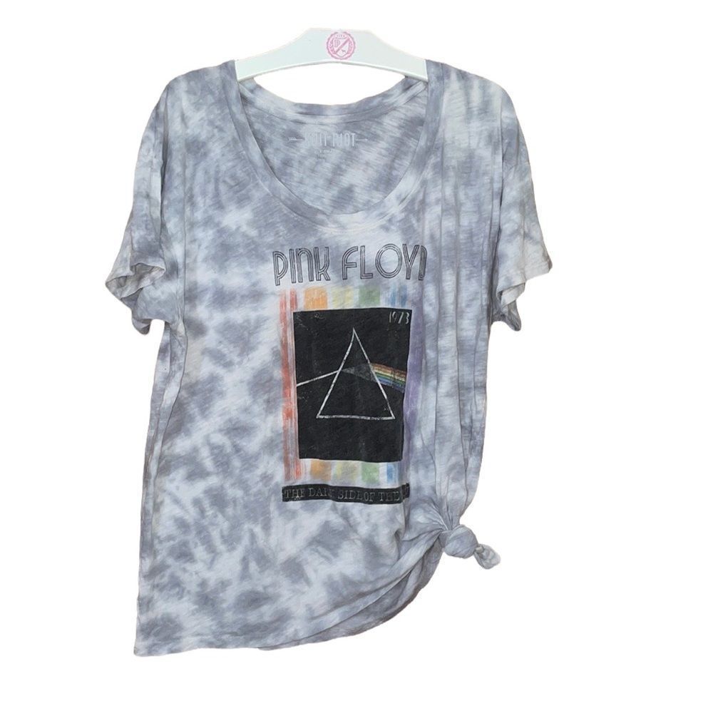 •PINK• VSP Colab with KNIT ROIT Grey Tie dye Pink Floyd tee shirt size XS VGUC